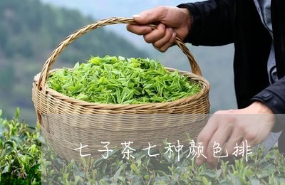 七子茶七种颜色排/2023032504735