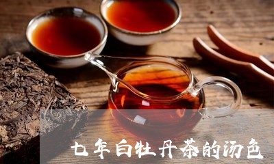 七年白牡丹茶的汤色/2023032157152