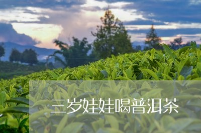 三岁娃娃喝普洱茶/2023033117373