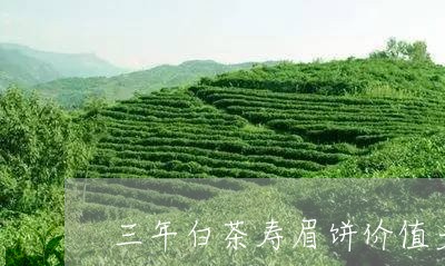 三年白茶寿眉饼价值多少钱/2023040140582