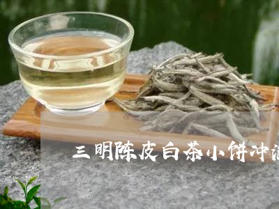 三明陈皮白茶小饼冲泡方法/2023040117379