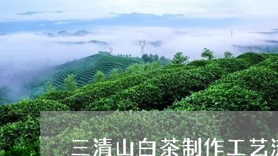 三清山白茶制作工艺流程图/2023040176259