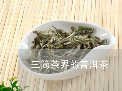 三简茶界的普洱茶/2023041382738