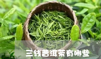 三线普洱茶有哪些/2023041107148