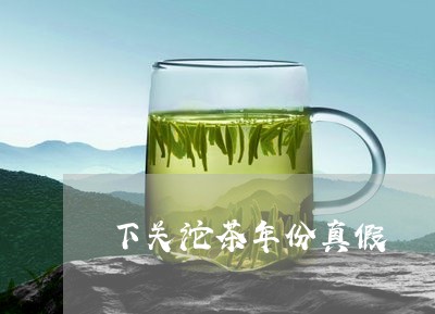 下关沱茶年份真假/2023032526260