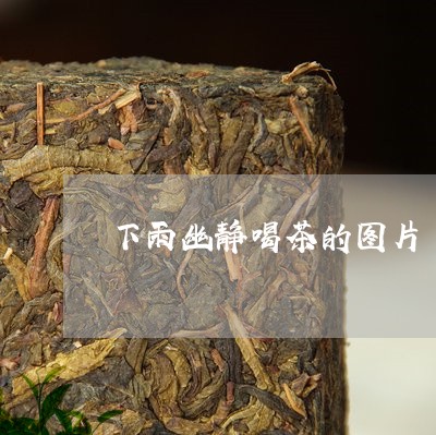 下雨幽静喝茶的图片/2023032108383