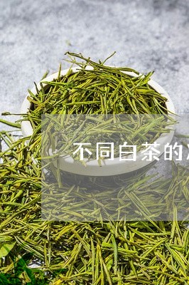 不同白茶的冲泡方式有哪些/2023040161604