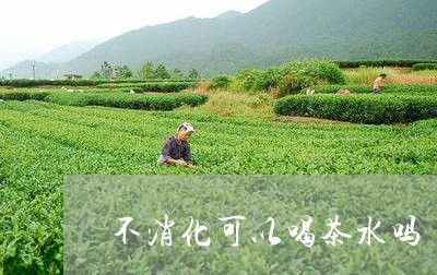 不消化可以喝茶水吗/2023041682626