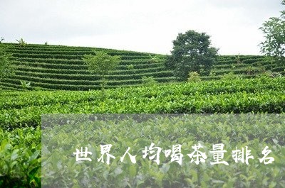 世界人均喝茶量排名/2023032047575