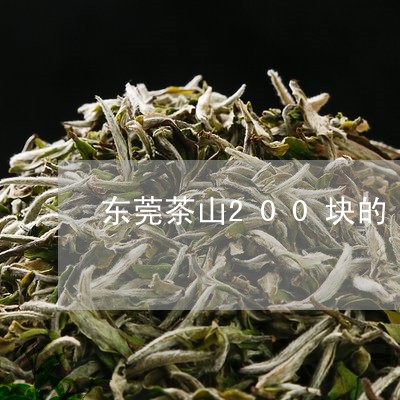 东莞茶山200块的/2023041656938