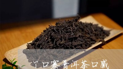 丫口寨普洱茶口感/2023031656161