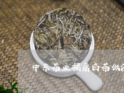 中东茶业福鼎白茶做法大全/2023033123159