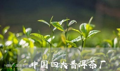 中国四大普洱茶厂/2023033014281