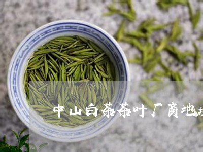 中山白茶茶叶厂商地址电话/2023040116161