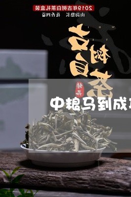 中粮马到成功白茶饼发行价/2023040152726