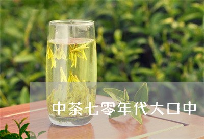 中茶七零年代大口中/2023041769614