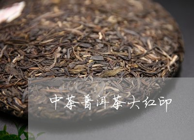 中茶普洱茶大红印/2023031626491