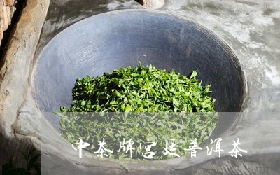 中茶牌宫廷普洱茶/2023031694048