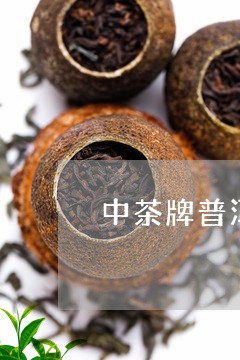 中茶牌普洱茶图片/2023041112716