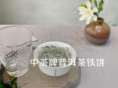 中茶牌普洱茶铁饼/2023041166170