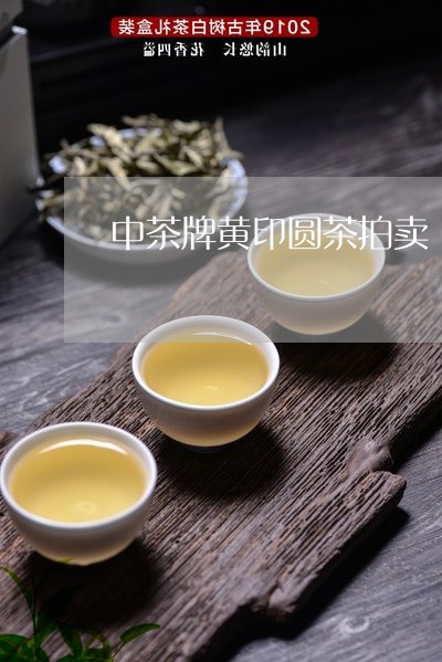 中茶牌黄印圆茶拍卖/2023032185260