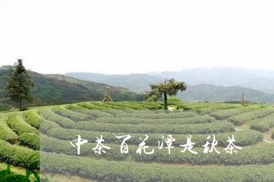 中茶百花潭是秋茶/2023032413929