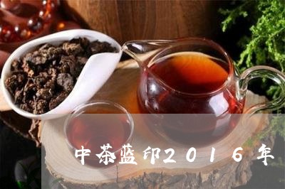 中茶蓝印2016年/2023041612804