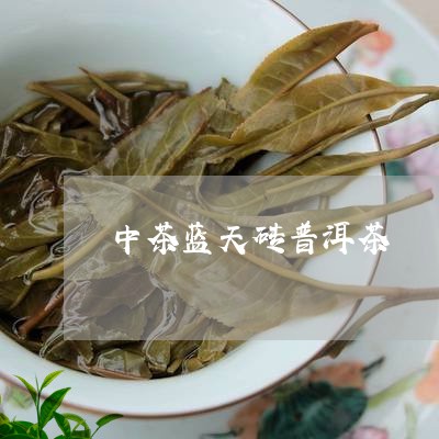 中茶蓝天砖普洱茶/2023041157472