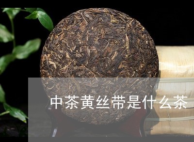 中茶黄丝带是什么茶/2023041737383