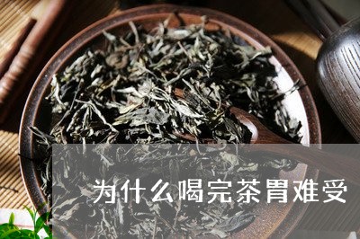 为什么喝完茶胃难受/2023031936608