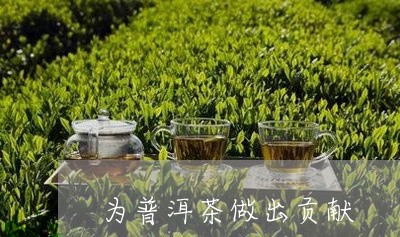 为普洱茶做出贡献/2023040964020