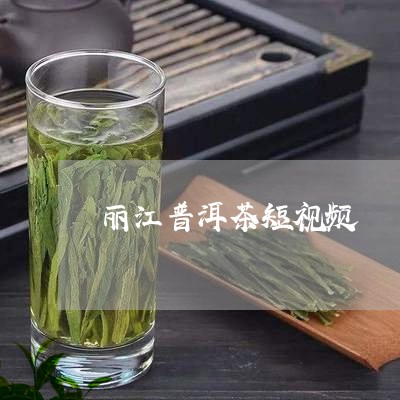 丽江普洱茶短视频/2023040979572