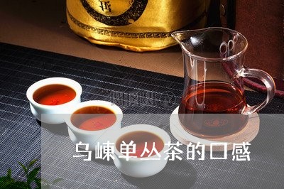 乌崠单丛茶的口感/2023032572592