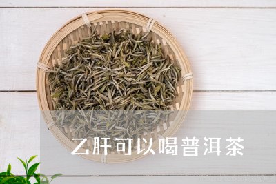 乙肝可以喝普洱茶/2023031746361