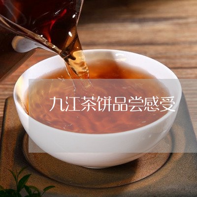 九江茶饼品尝感受/2023032435140