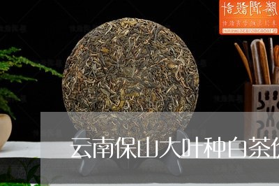 云南保山大叶种白茶价格表/2023040166482