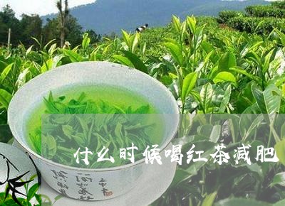 什么时候喝红茶减肥/2023041539392