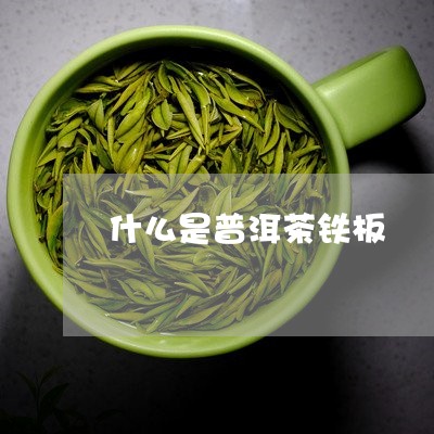 什么是普洱茶铁板/2023031644179