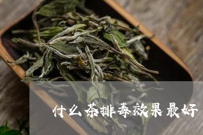 什么茶排毒效果最好/2023031926157