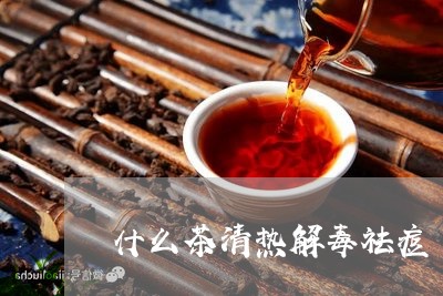 什么茶清热解毒祛痘/2023031905936