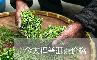 今大福普洱茶价格/2023041367304