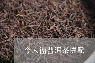 今大福普洱茶拼配/2023033187172