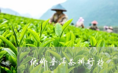 低价普洱茶排行榜/2023031614037