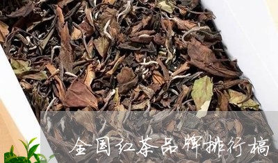 全国红茶品牌排行榜/2023041424946