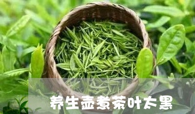 养生壶煮茶叶太黑/2023032630571