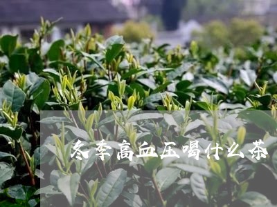 冬季高血压喝什么茶/2023041595048