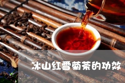 冰山红雪菊茶的功效/2023032109516