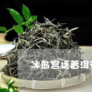 冰岛宫廷普洱茶饼/2023031747491