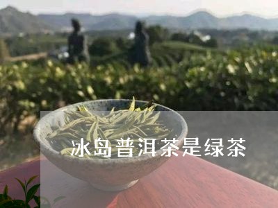 冰岛普洱茶是绿茶/2023041328461