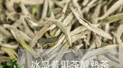 冰岛普洱茶醇熟茶/2023031732814